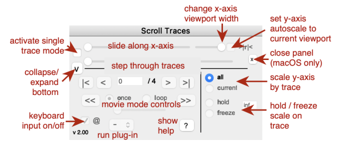 Scroll Traces Panel